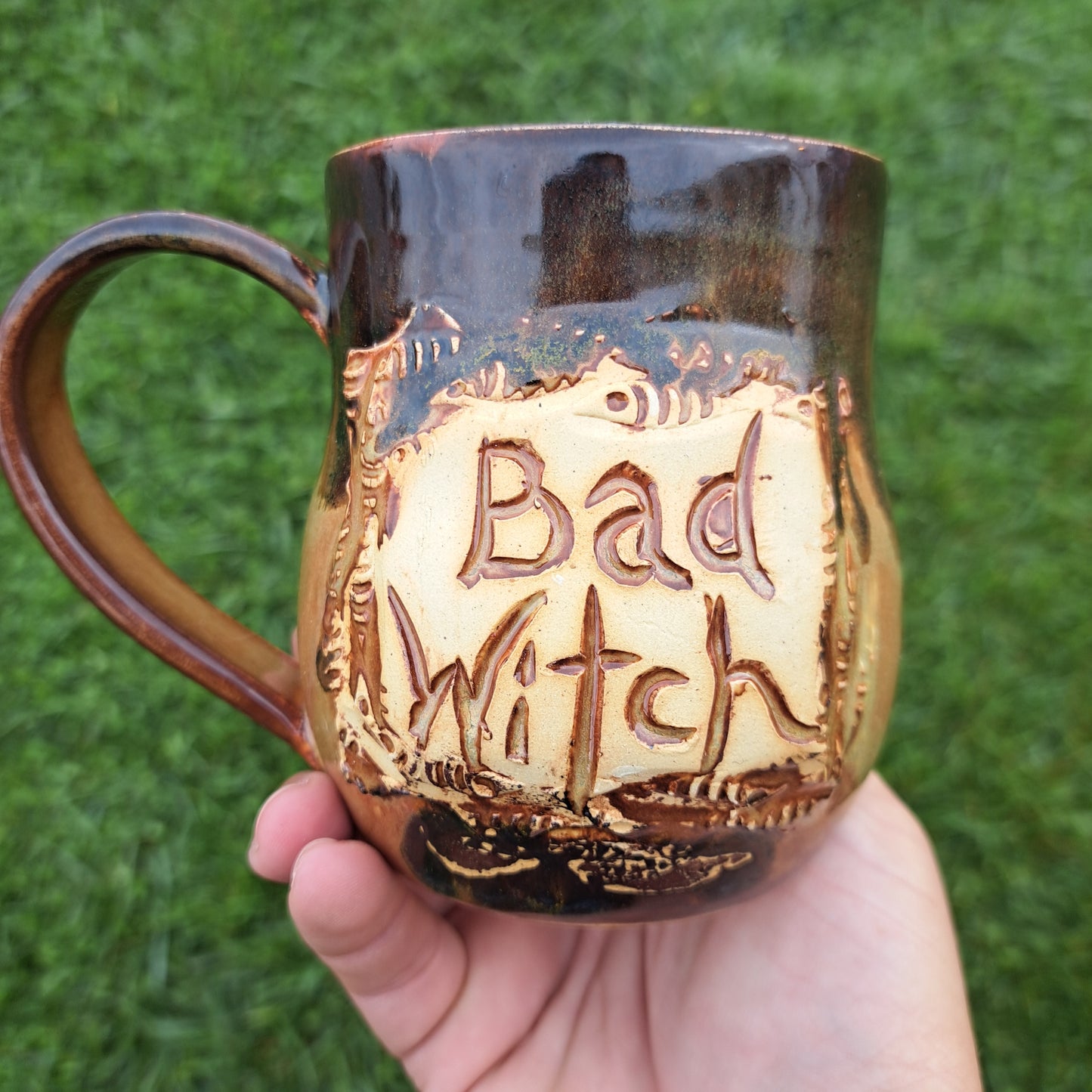 Identity mug, 55, brimstone, bad witch