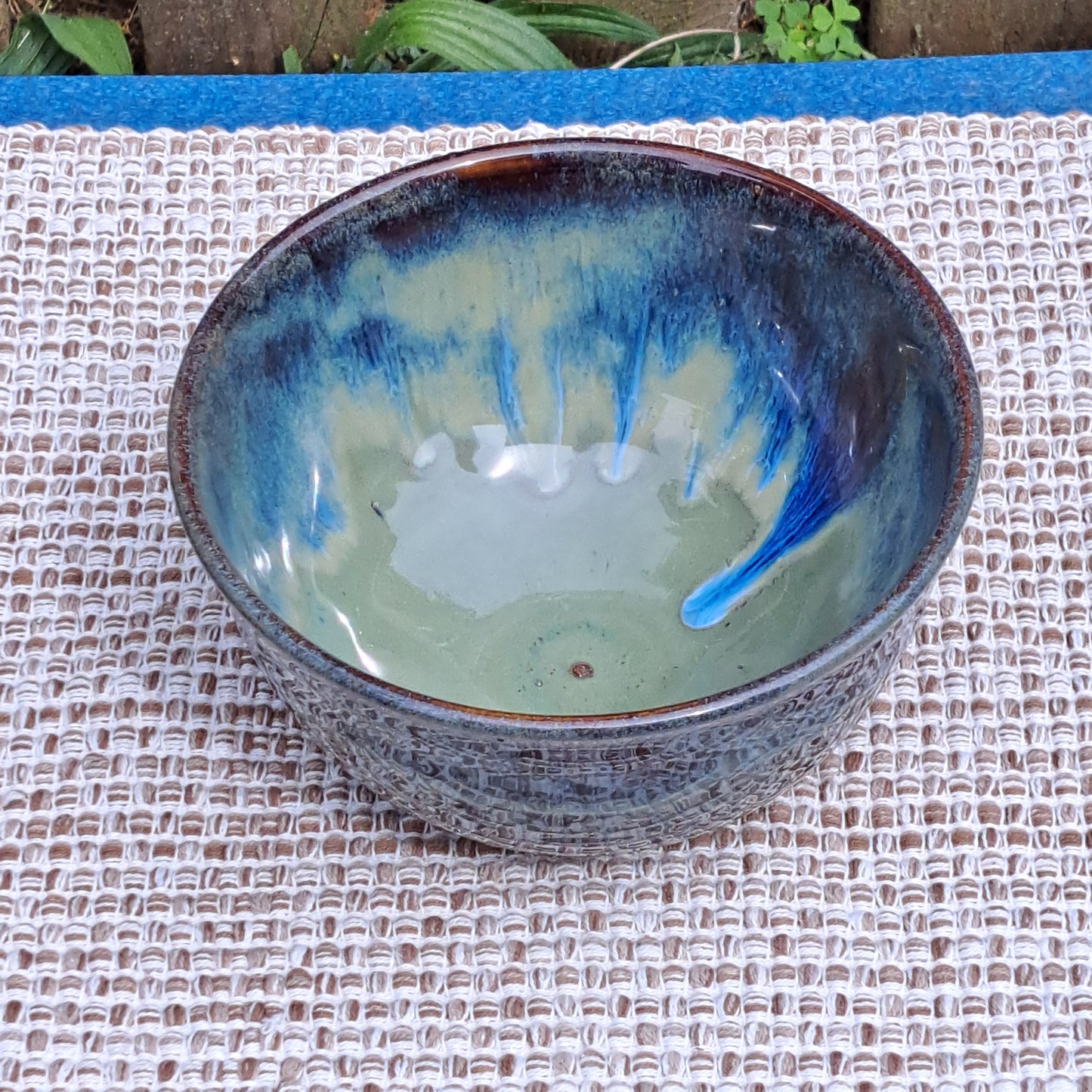 Bowl, Floating Blue/Oatmeal 6, 55