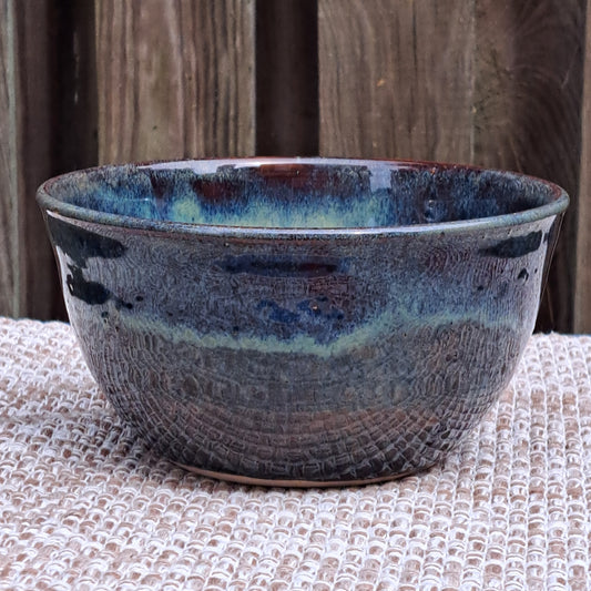 Bowl, Floating Blue/Oatmeal 6, 55