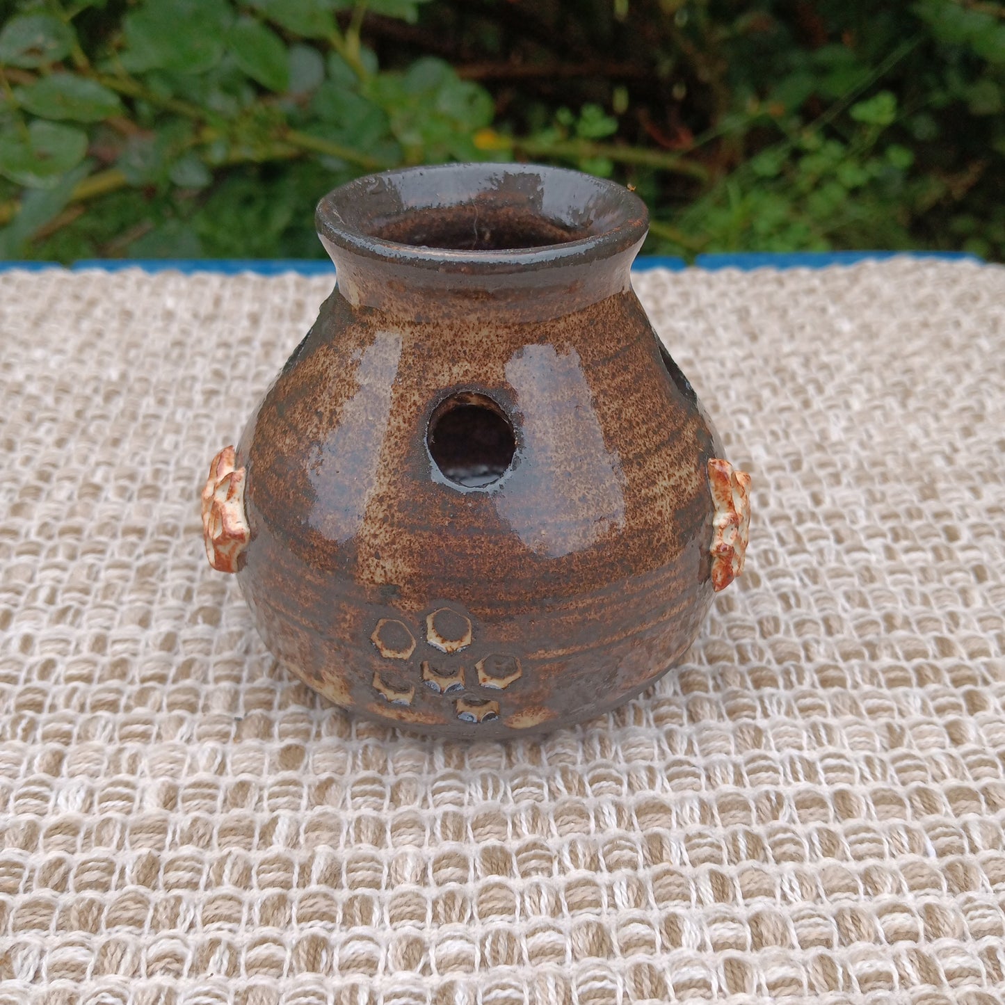 Dark Honey Posy Pot