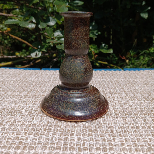 Speckled Brown Candlestick