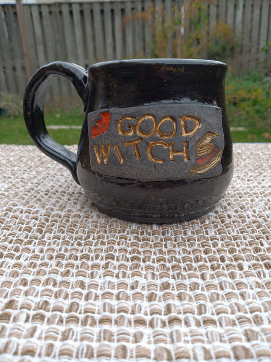 Black Good Witch Mug