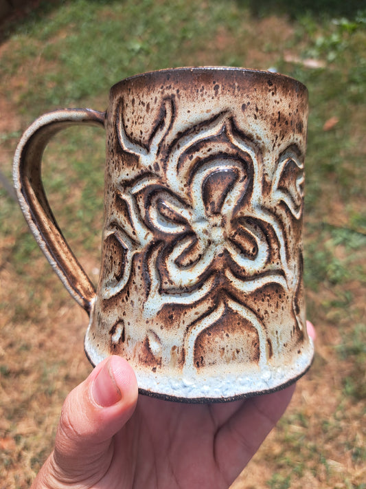 Stein, B3, Soft Celadon, Carved