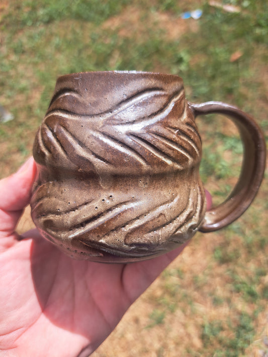 Mug, B3, Frosty Green, Carved, Goblined