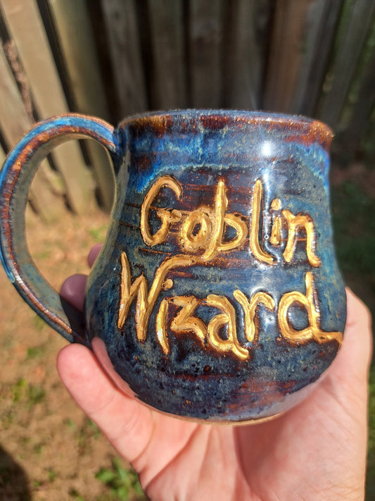 Mug, Identity, 112, Nebula, Carved, Goblin Wizard