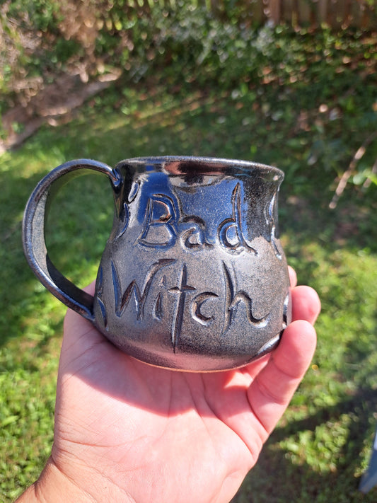 Mug, Identity, 112, Black Matte/Adventurine, Bad Witch