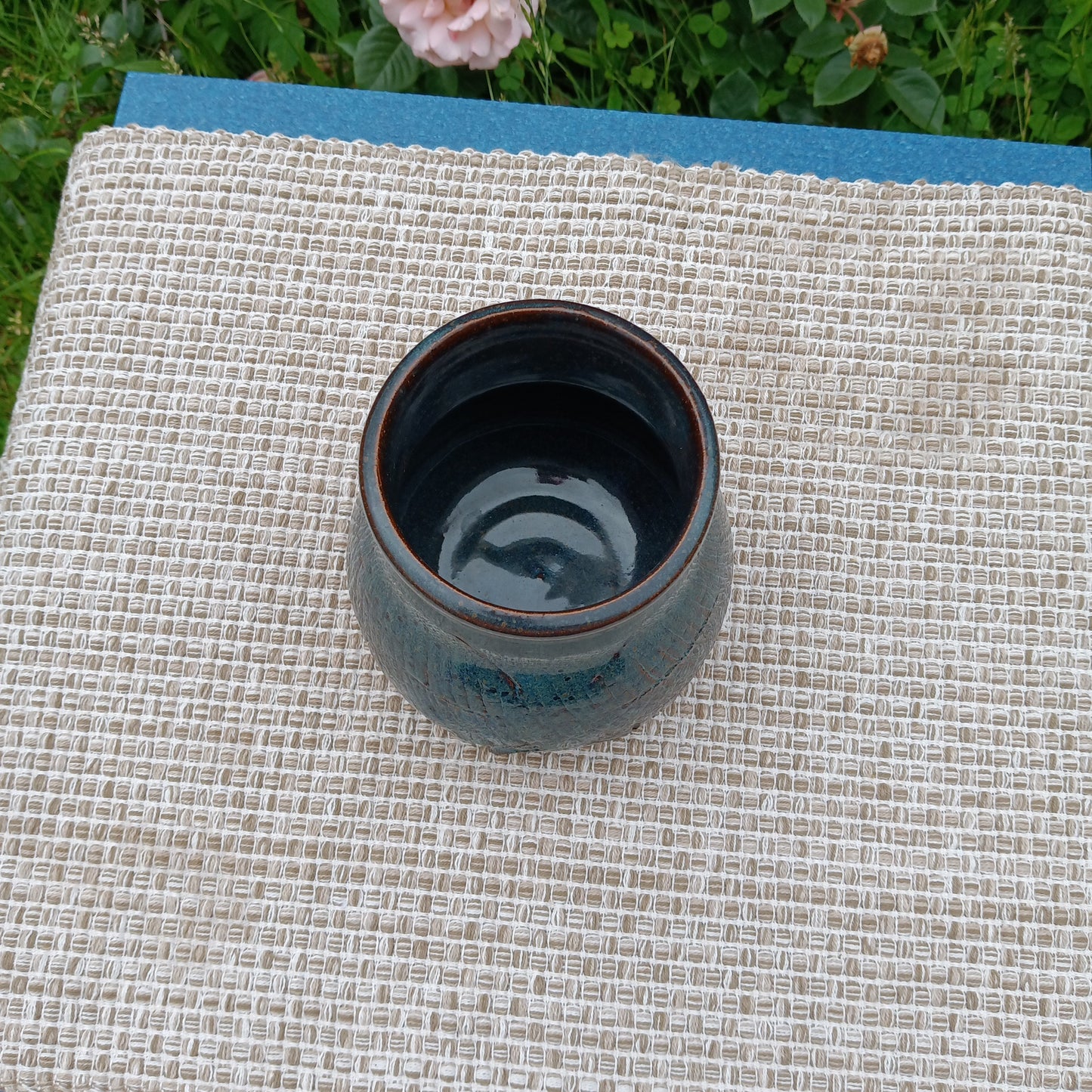 Blue Eclipse Vase / Jar
