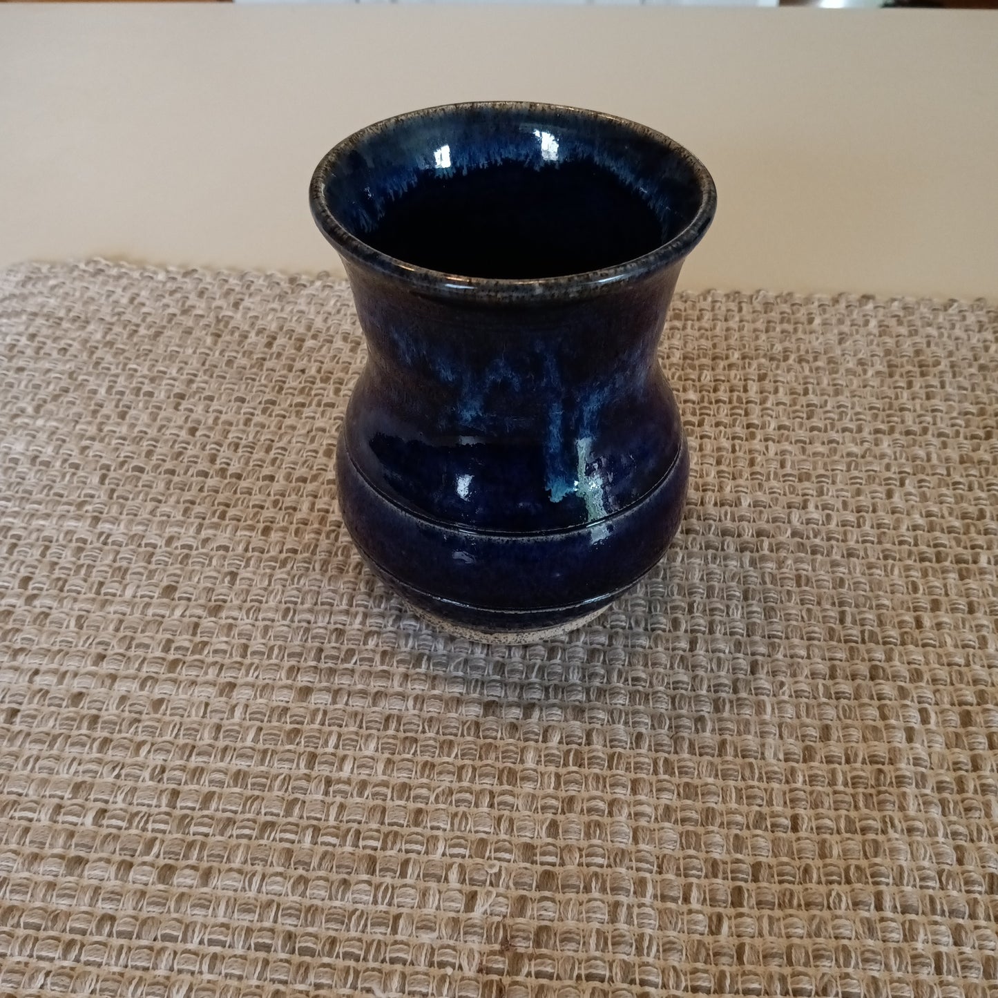 Blue Opal Vase / Jar