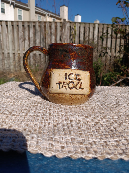 Brown Sparkle Ice Troll Mug